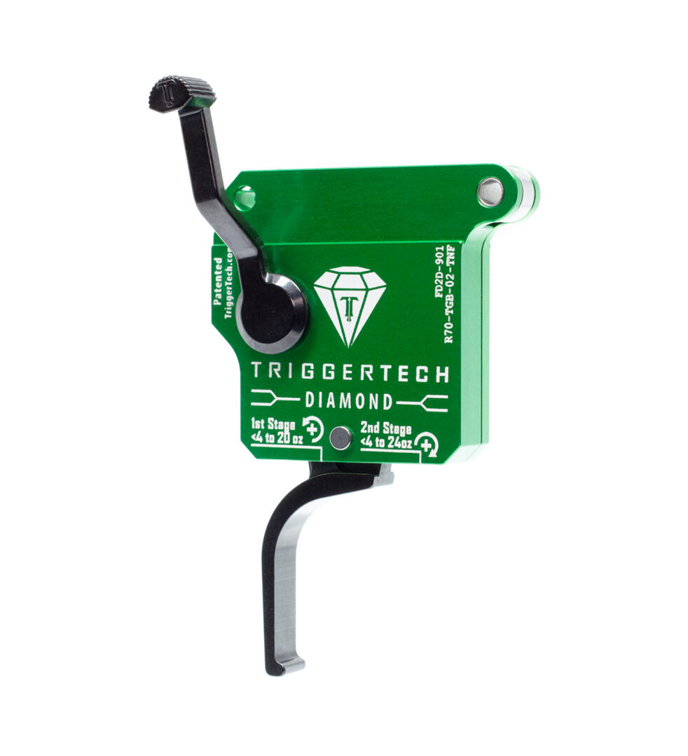 Green TriggerTech Diamond two stage rifle trigger
