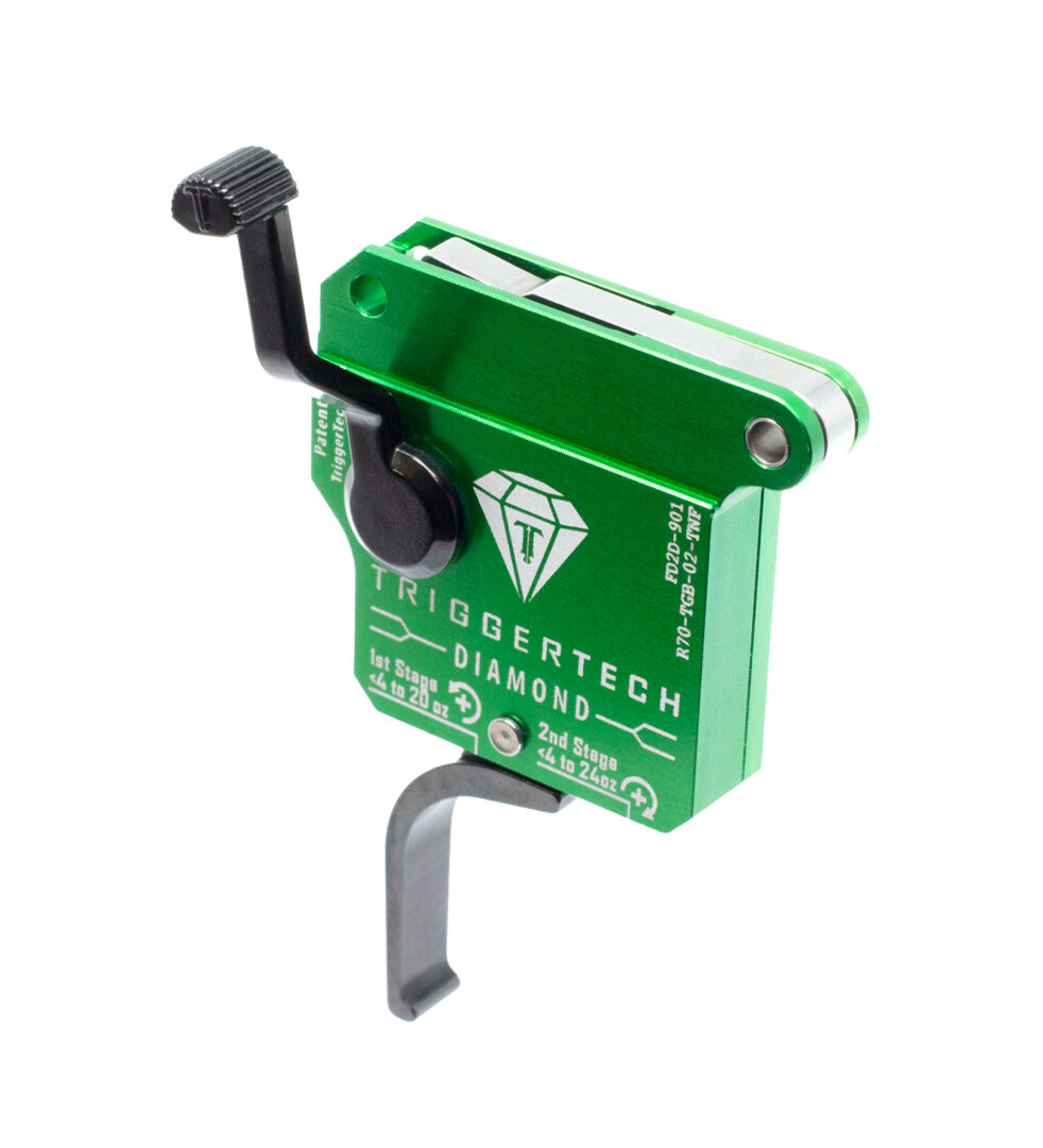 Green TriggerTech Diamond precision rifle trigger